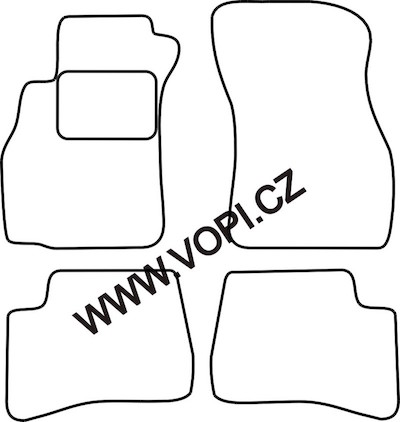 Autokoberce Hyundai Accent 01/2000 - 07/2006 Autofit (1817)